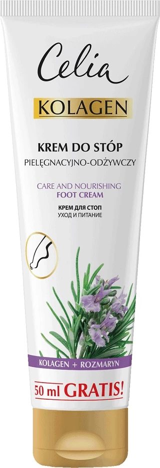 Krem për këmbë Celia Kolagjen me Rozmarinë për femra 125ml