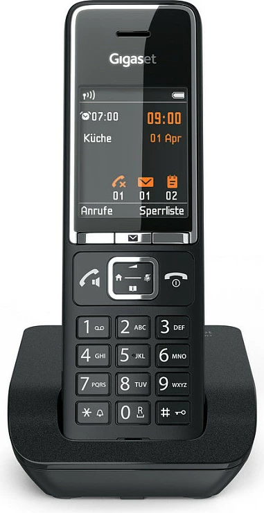 Telefon fiks pa kabllo Gigaset COMFORT 550, ekran 2.2", speakerphone, 200 kontakte, Caller ID, i zi