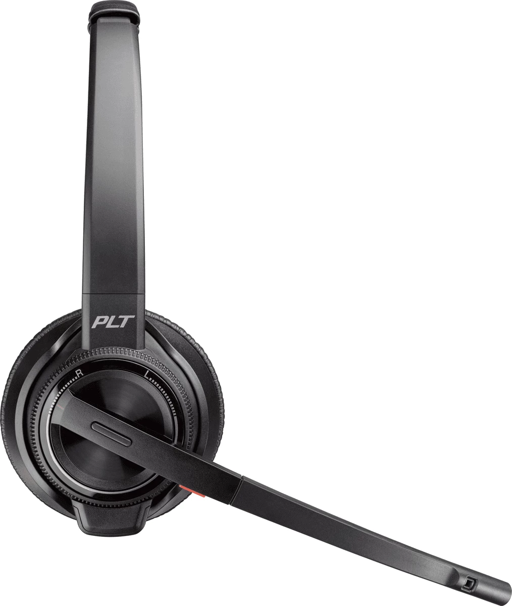 Kufje me mikrofon, Poly Plantronics, Savi 8220 8D3J2AA, pa tel, e zezë