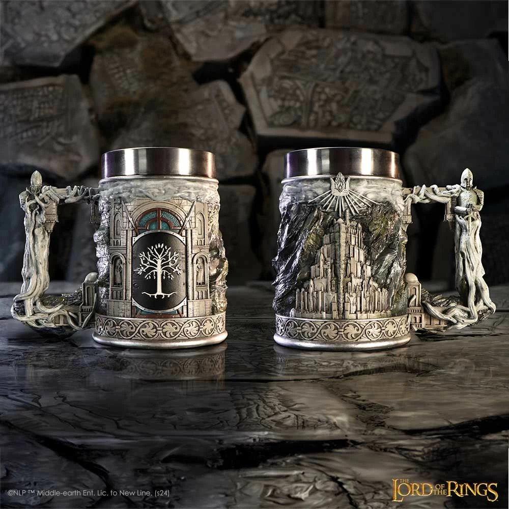 Filxhan NEMESIS NOW Lord of the Rings Gondor, i licencuar zyrtarisht, resin i pikturuar me dorë, koleksion, gri