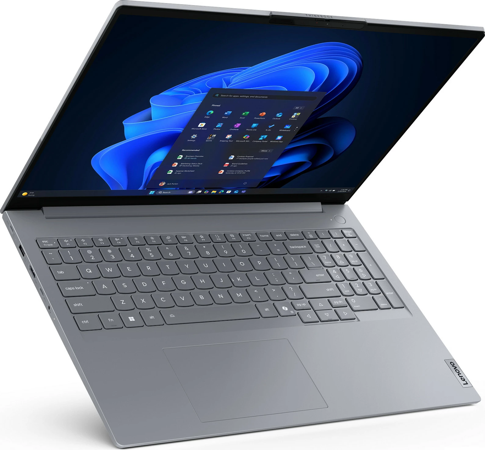 Laptop Lenovo ThinkBook 16 G9, Ryzen 5, 32GB RAM, 1TB SSD, 16" WUXGA, Windows 11 Pro, Arctic Grey