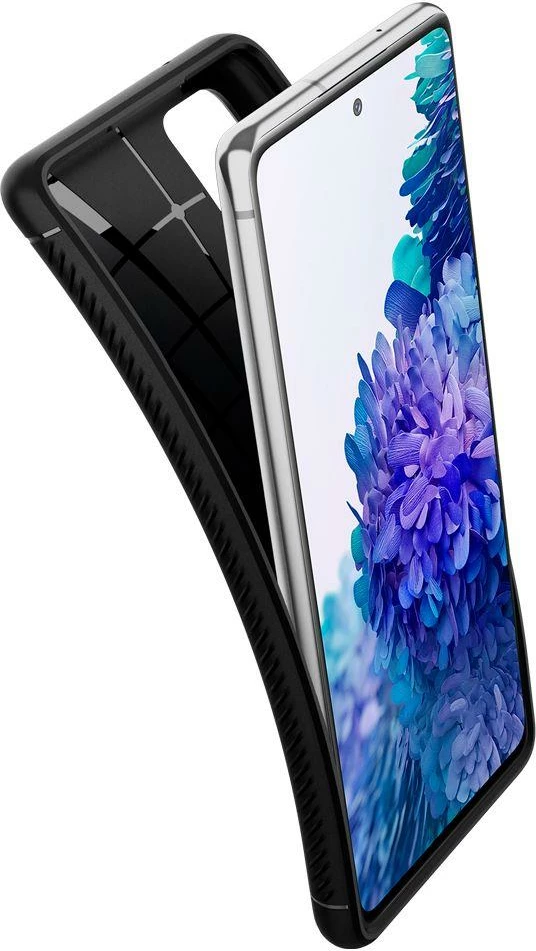 Mbështjellës Spigen Rugged Armor për Samsung Galaxy S20 FE, Matte Black