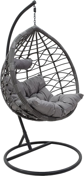 Hudson karrige varëse metal-pp-jastëk ngjyrë gri 109x119x195cm