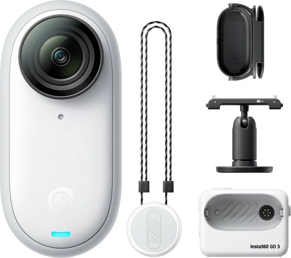 Kamerë aksioni Insta360 GO 3, 64GB, 2K Ultra HD, e bardhë