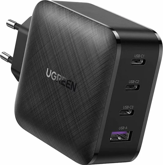 Karikues muri Ugreen CD224, 65W, 3x USB-C, 1x USB-A, GaN, i zi