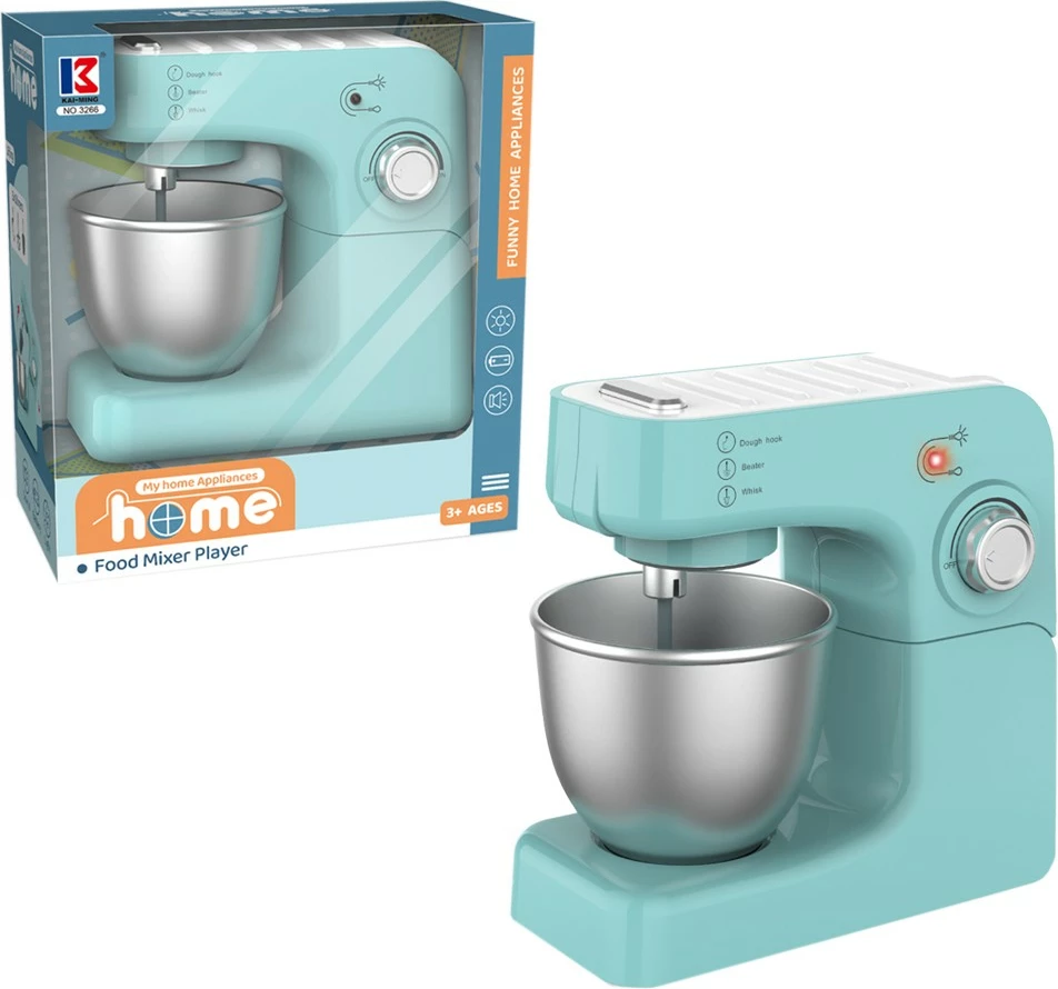 Lodër mikser ushqimi ASKATO 121208, plastikë, mint/argjend/bardhë