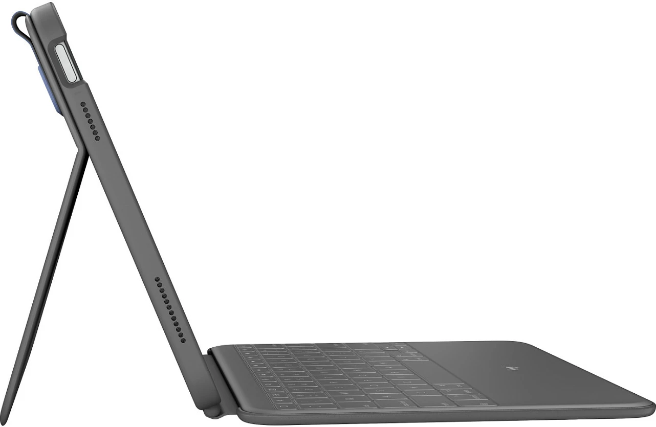 Mbështjellës me tastierë Logitech Rugged Folio për iPad 10th Gen, Smart Connector, QWERTZ (Swiss), Graphite