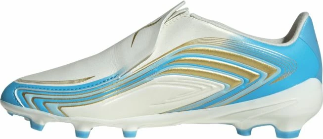 Atlete futbolli për fëmijë adidas F50 Messi League LL FG, të bardha e kaltër IH1907 [Madhësia: 37 1/3]