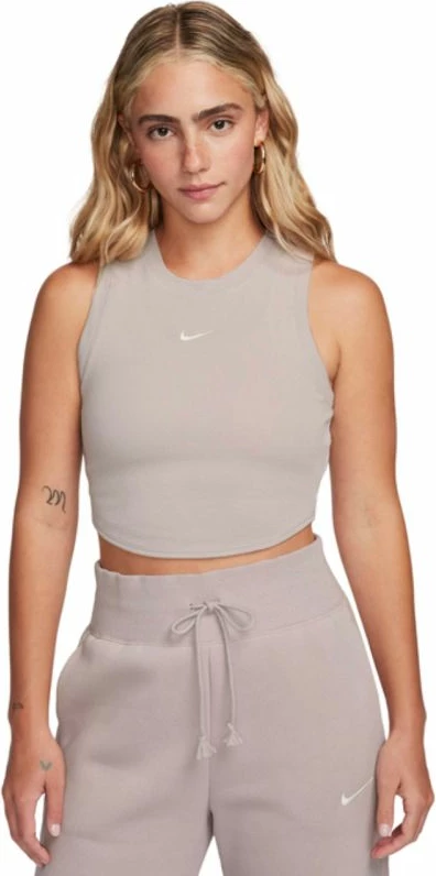 Maicë për femra Nike Sportswear Chill Knit FB8279 019, bezhë