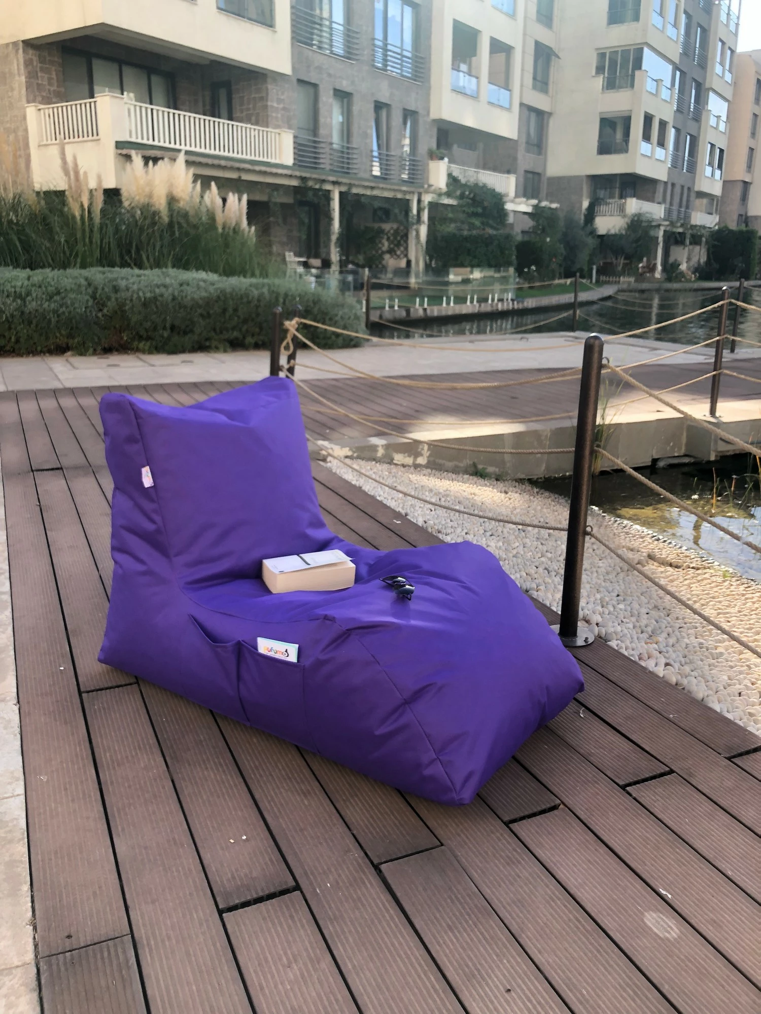 Qese ulëse relaksuese Atelier del Sofa, daybed, ngjyrë vjollcë