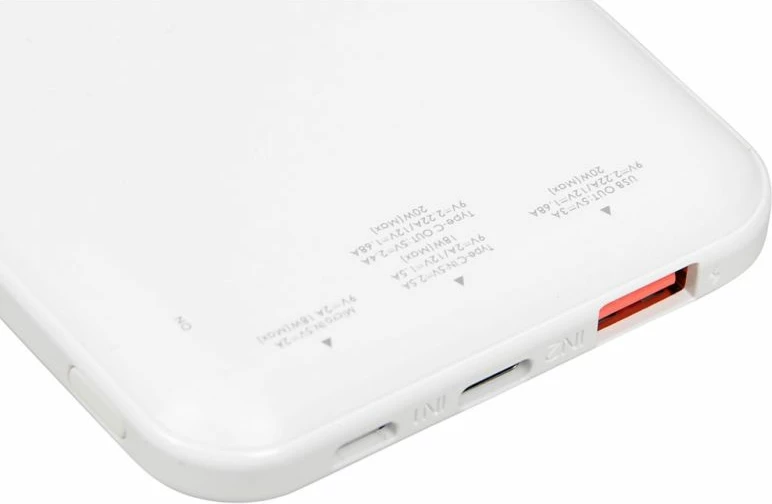 Power bank iBox PB10 10000 mAh, e bardhë