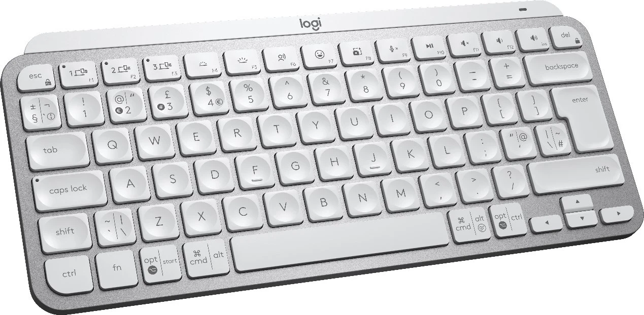 Tastierë Logitech MX Keys Mini, wireless, light gray