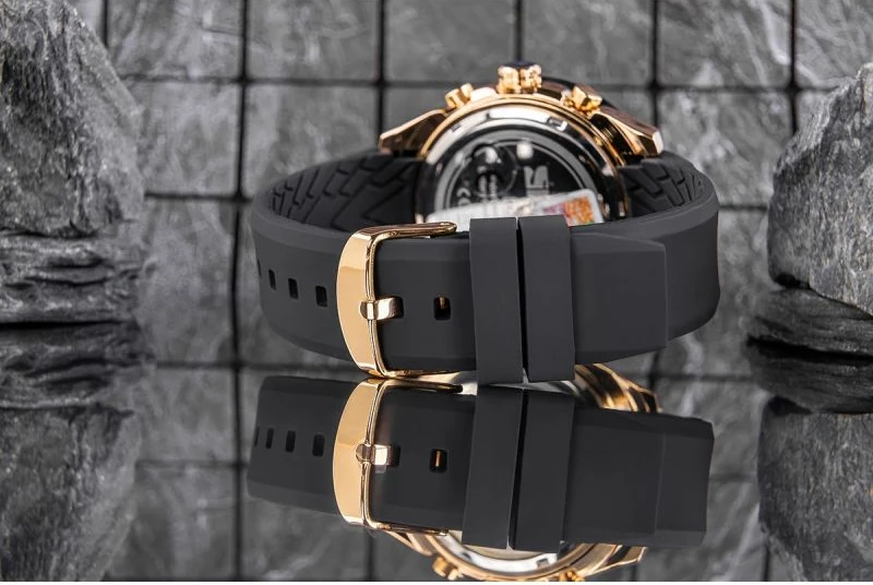 Orë dore për meshkuj Skmei, e zezë