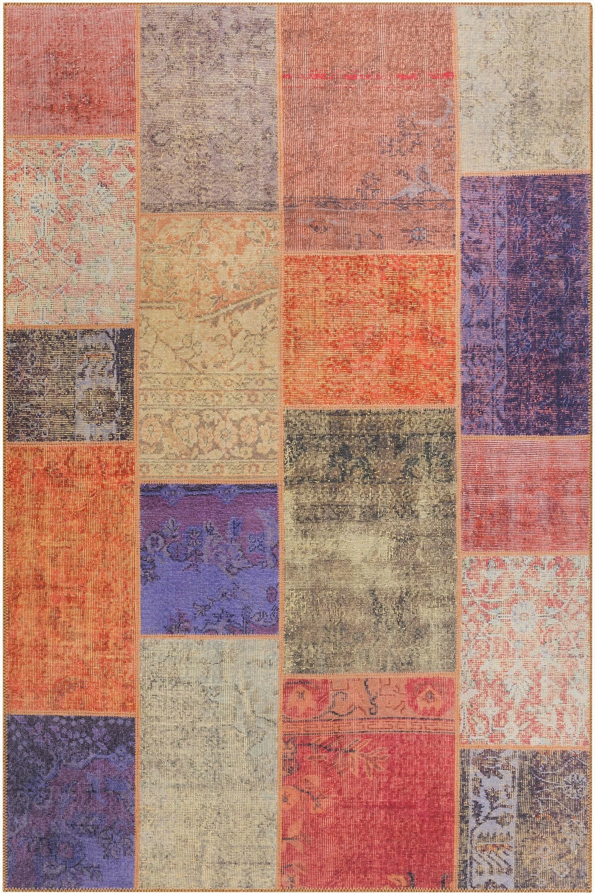 Qilim Conceptum Hypnose, Folk Chenille, shumëngjyrësh, 210x310cm
