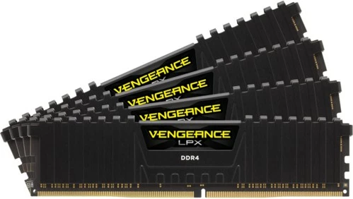 RAM Memorje Corsair Vengeance LPX 64GB (4x16GB) DDR4 3200MHz e zezë