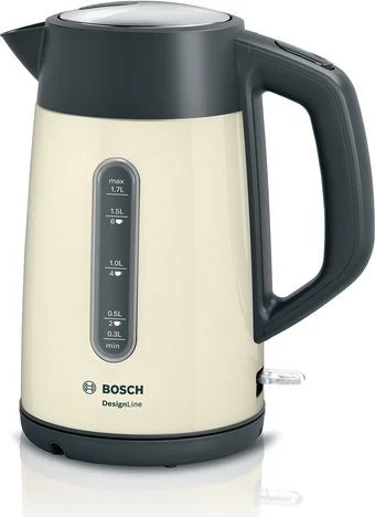 Vluese uji Bosch TWK4P437 1.7L, 2400W, e zezë/bezhë