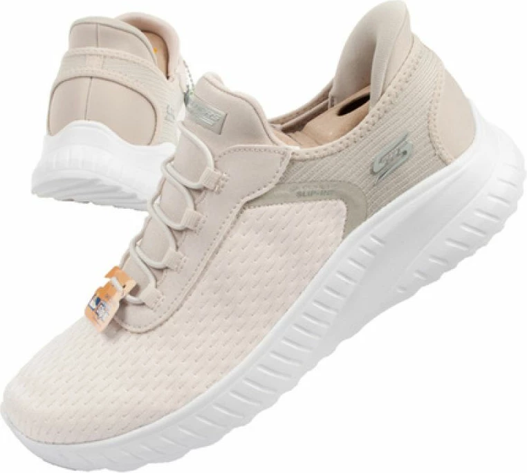 Atlete për femra Skechers, ngjyrë krem