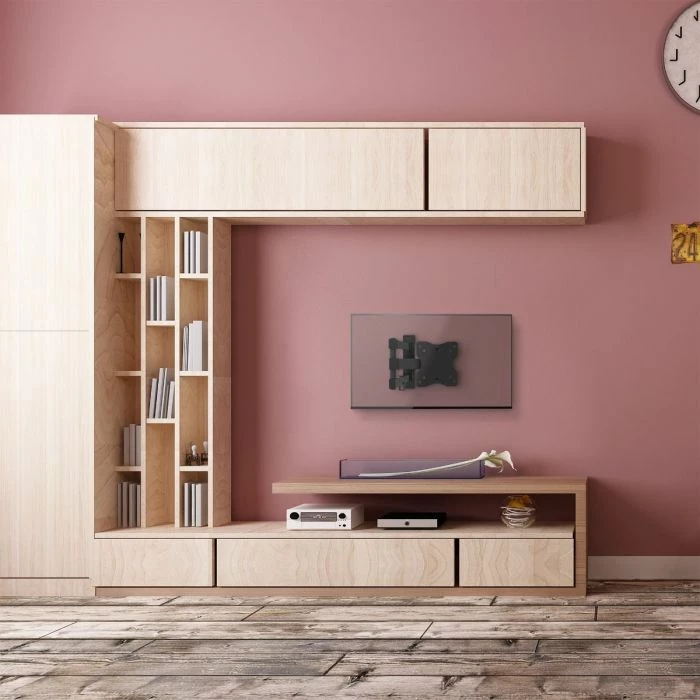 Mbajtëse muri për TV/monitor VonHaus 3000245 23-27\" tilt & swivel deri 35 kg, e zezë