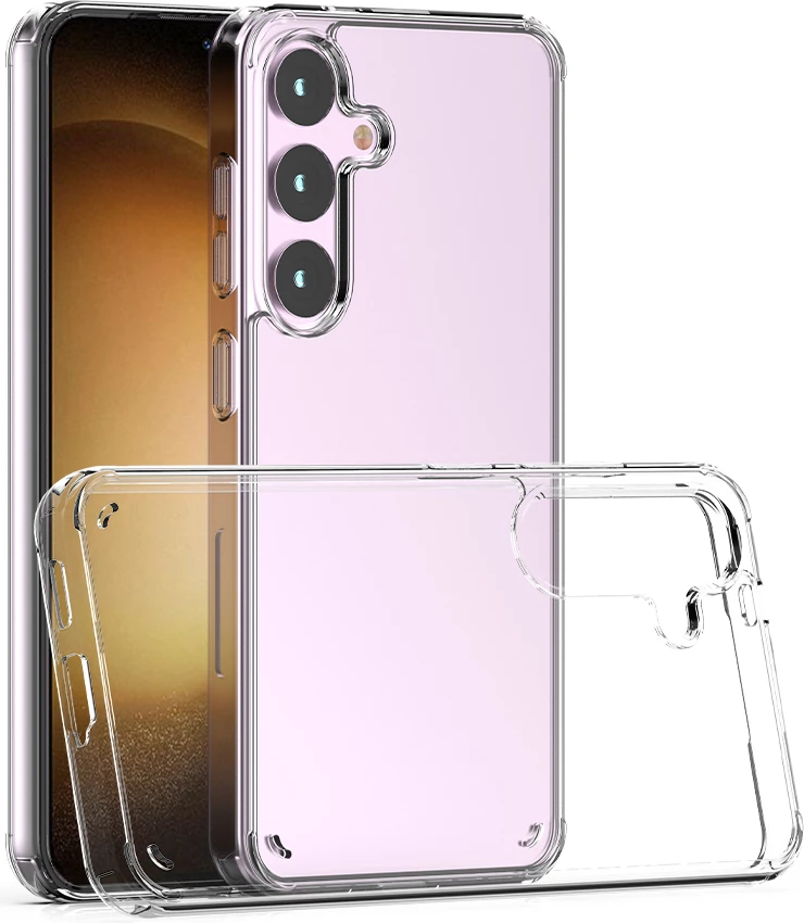 Mbështjellës ONASI Clear Case për Samsung Galaxy S25 Plus 5G, silikon 1.8 mm, transparent