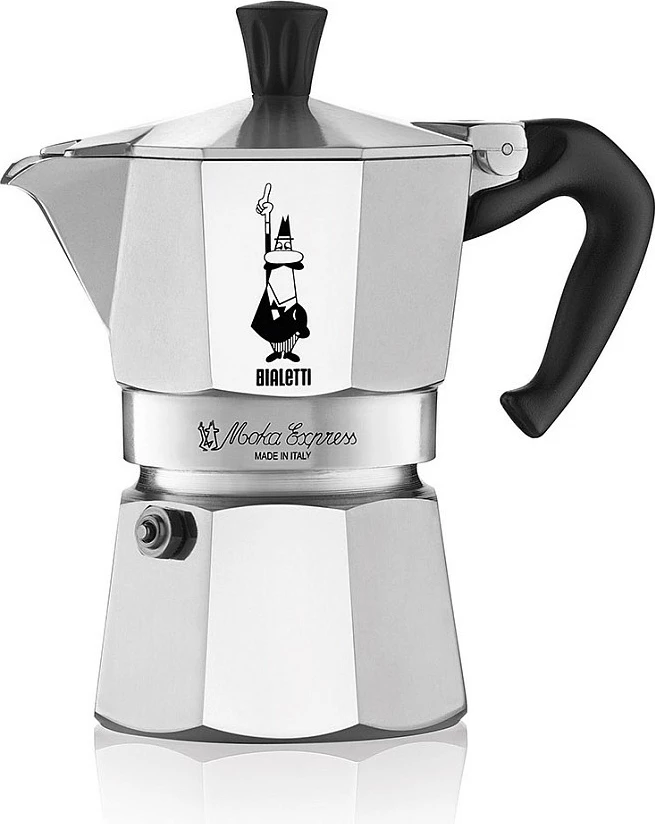 Moka pot Bialetti Moka Express 0.23L alumin 4 filxhana