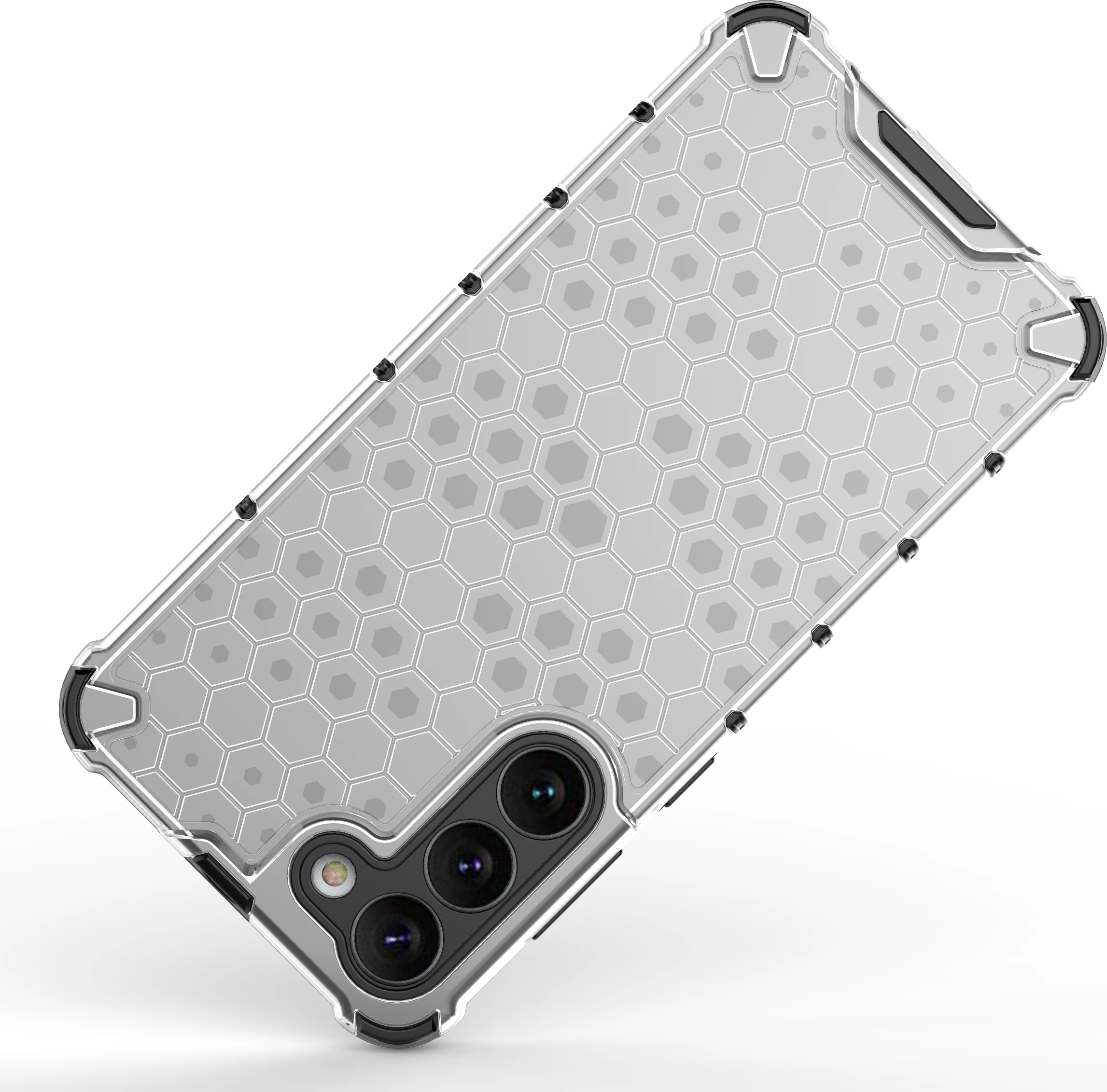 Mbështjellës Hurtel Honeycomb për Samsung Galaxy S23+, transparent