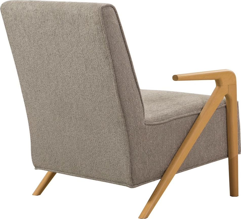 Set divan-krevat Atelier del Sofa, Larus Wood, ngjyrë lisi, gri - 14