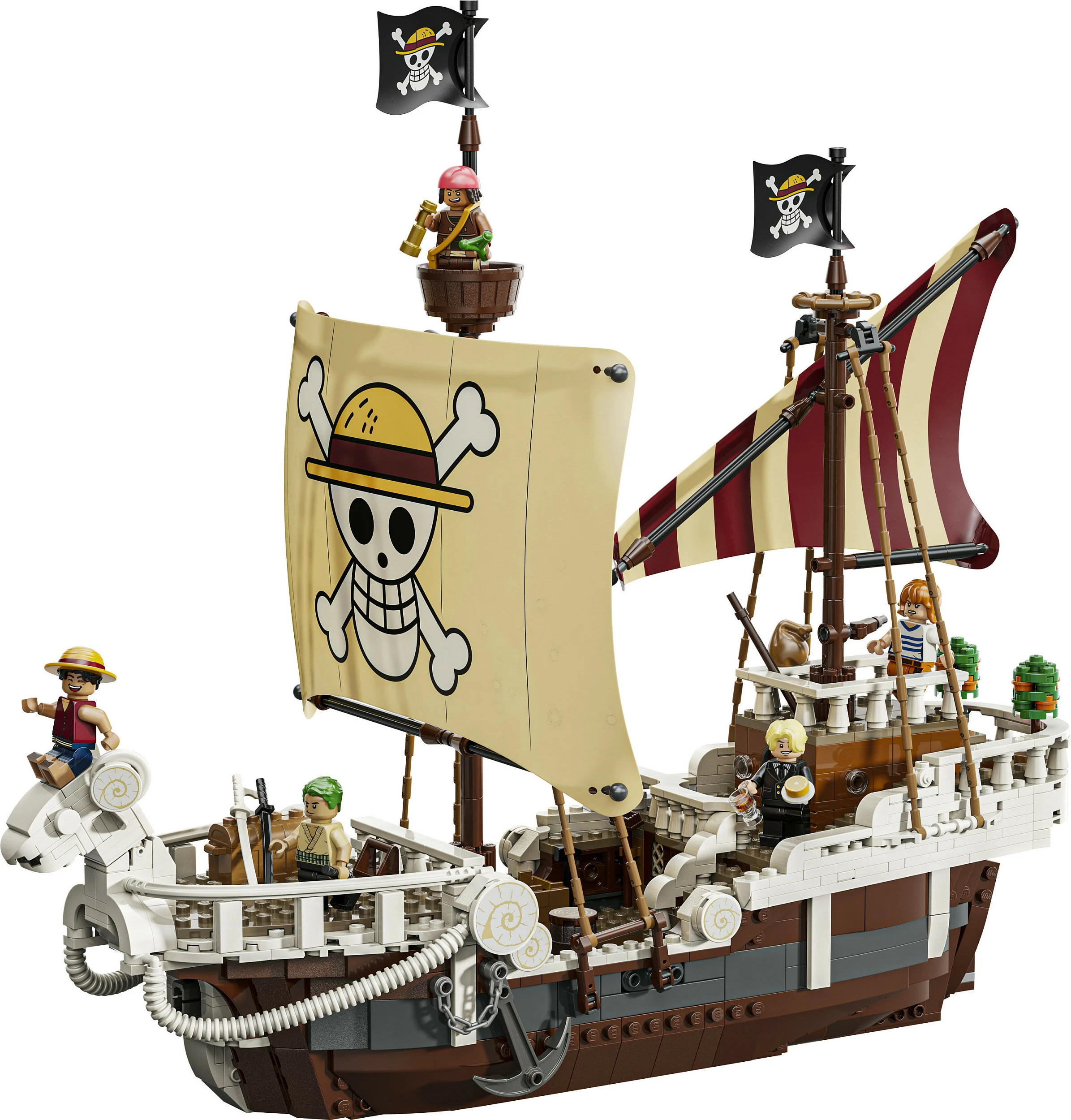 Set ndërtimi LEGO ONE PIECE The Going Merry Pirate Ship 75639, 1376 pjesë, 10+, multikolor