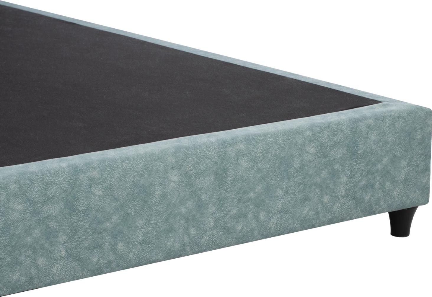 Shtrat FH648.27, pëlhurë lëkure nubuck, ngjyrë jeshile e çelur, 120x200