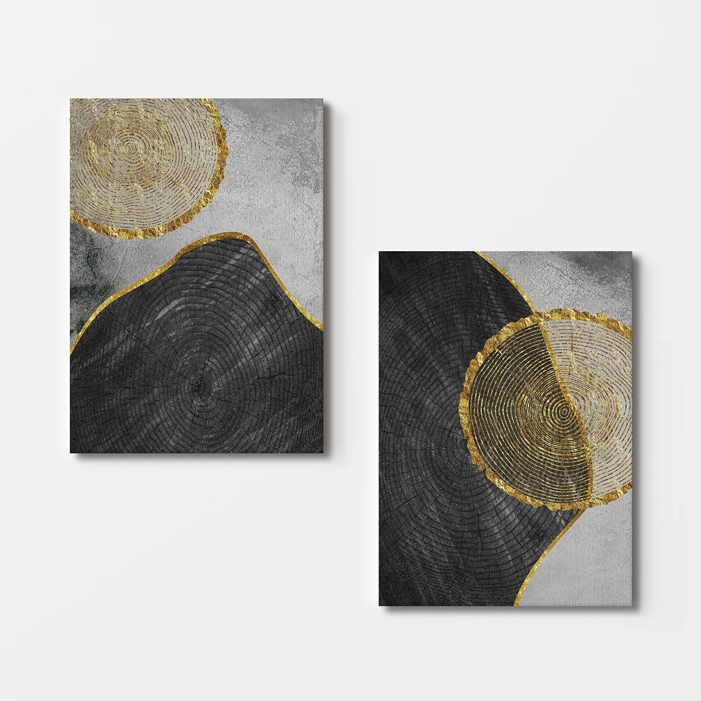 Pikturë dekorative në kanavacë (2 copë), Wallity, 2KNV4337, 50x70 cm