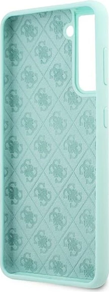 Mbështjellës Guess GUHCS21MLSLMGLB për Samsung Galaxy S21+, silikon, blu