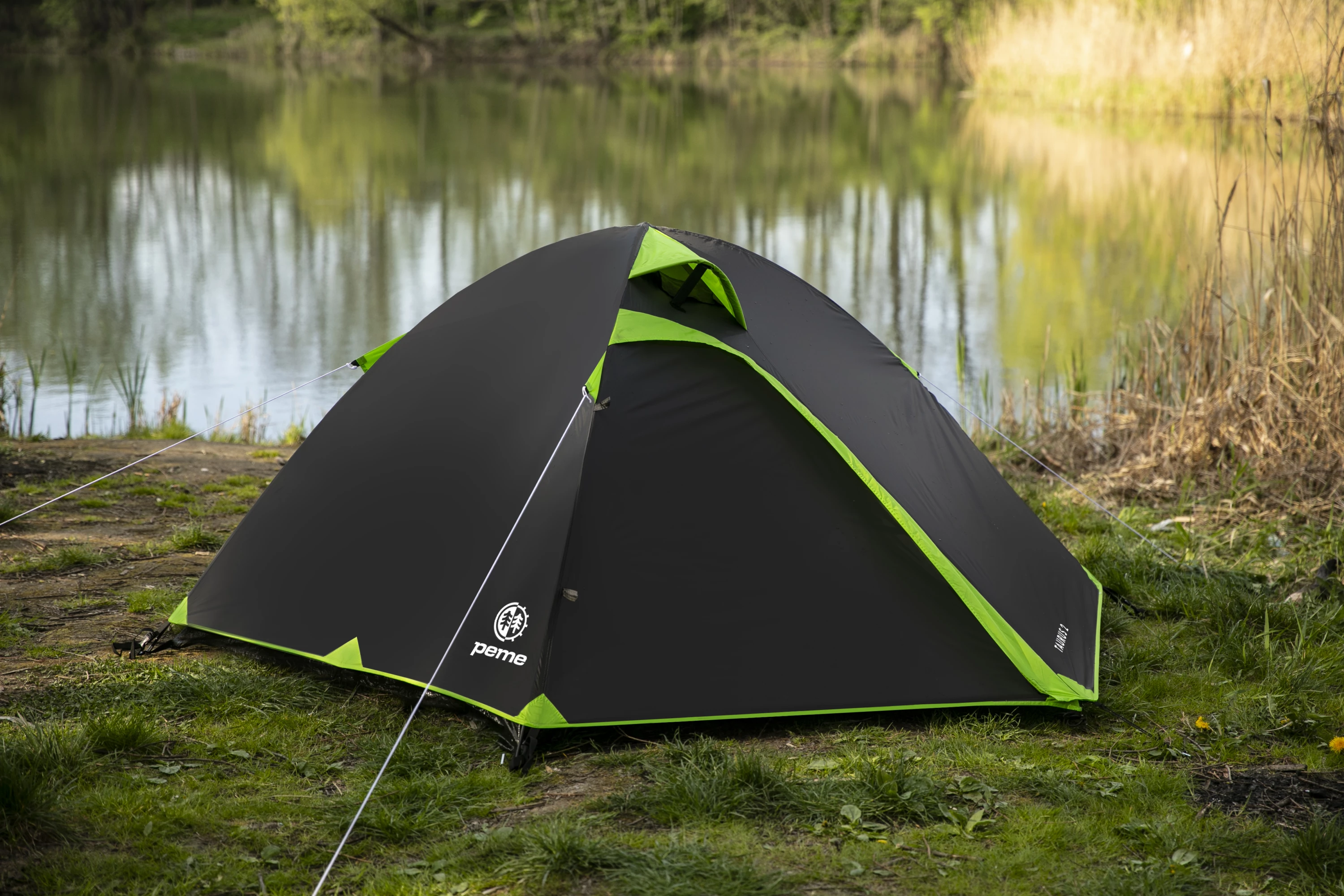 Çadër kampingu Peme Taurus 2, 2-personëshe, dy-shtresore, 3.7 kg, 4000/6000 mm, gri