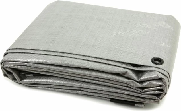 Mbulesë mbrojtëse polietileni BRUNNER Multicover HD 200 x 200 cm, gri/argjendtë
