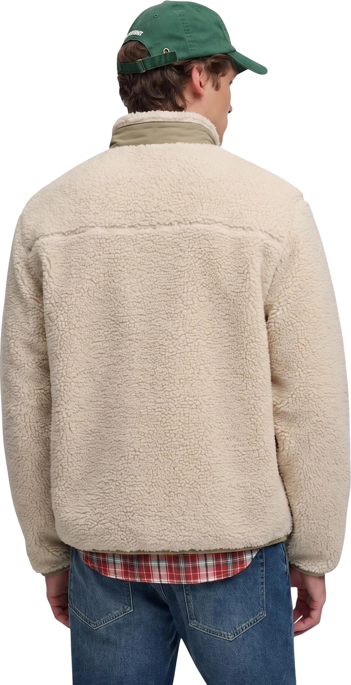 Jakne fleece për meshkuj Superdry Mountain Full Zip SDM2014575A, bezhë e çelët [Madhësia: S]