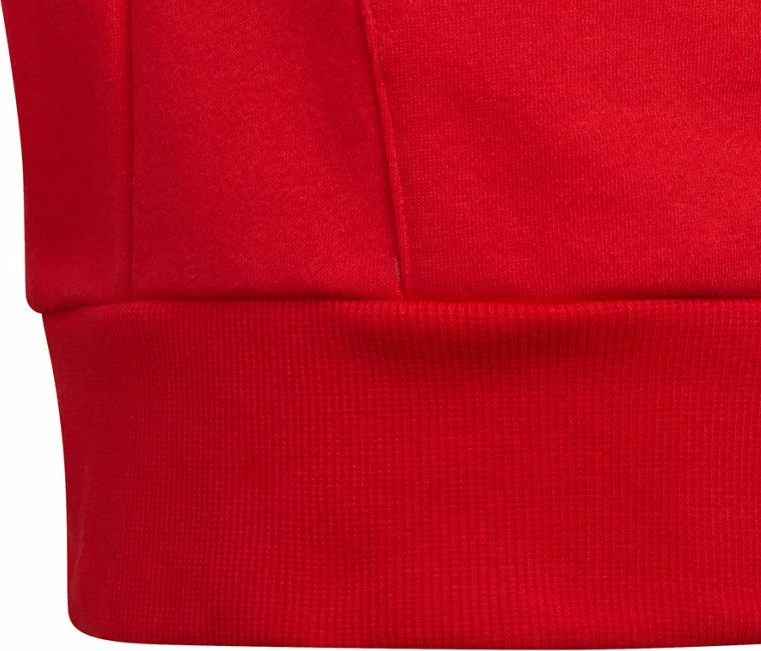 Duks me kapuç për fëmijë adidas, i bardhë dhe i kuq