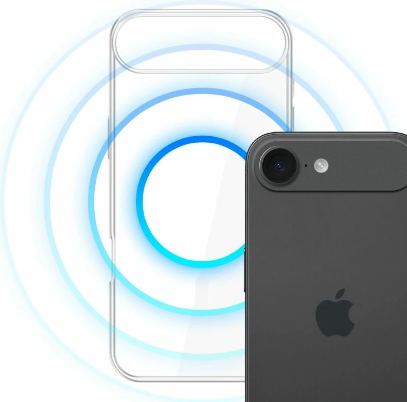 Kllapë telefoni 3mk Clear MagCase për iPhone 17 Air, transparente