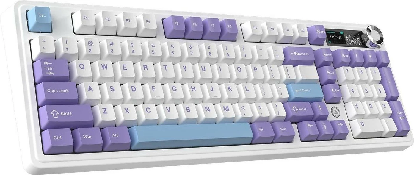 Tastierë mekanike Ajazz AK980 V2, 98%, wireless/Bluetooth, RGB, hot-swap, vjollcë