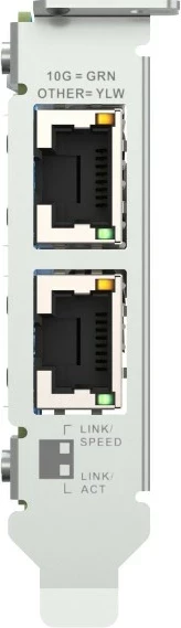 Kartë rrjeti QNAP QXG-10G2T, Ethernet 10 Gigabit, PCI Express, Gjelbër