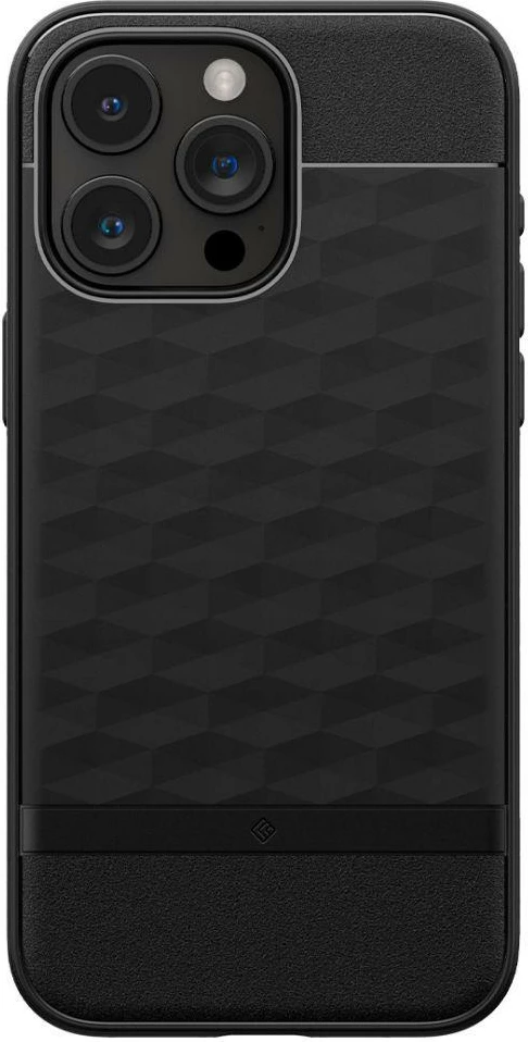 Mbështjellës Spigen Caseology Parallax Mag për iPhone 15 Pro, MagSafe, Matte Black