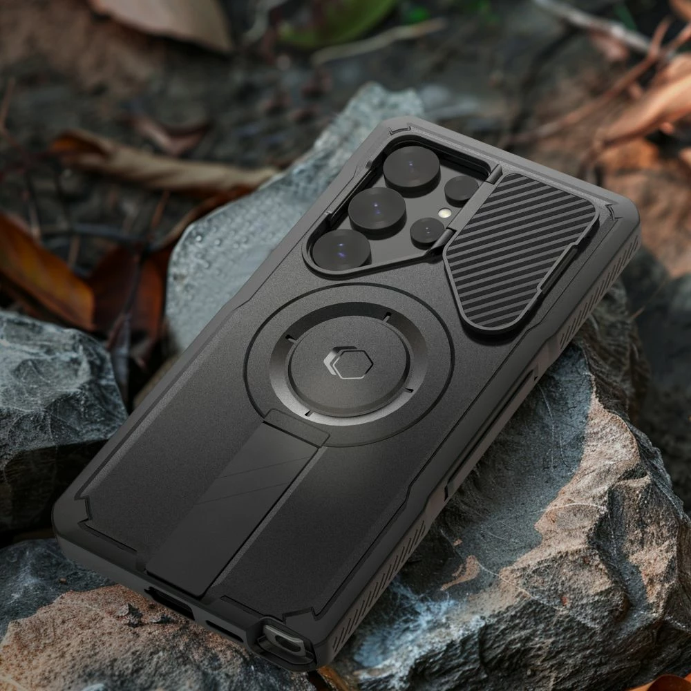 Mbështjellës Tech-Protect Kevlar MagSafe+ për Samsung Galaxy S25 Ultra, i zi