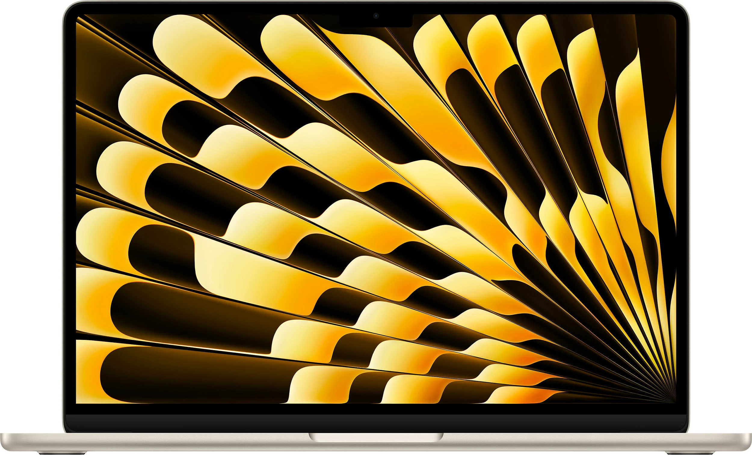 Laptop Apple MacBook Air, çip Apple M, 16GB RAM, 1TB SSD, 13.6" Liquid Retina, macOS Tahoe, Starlight