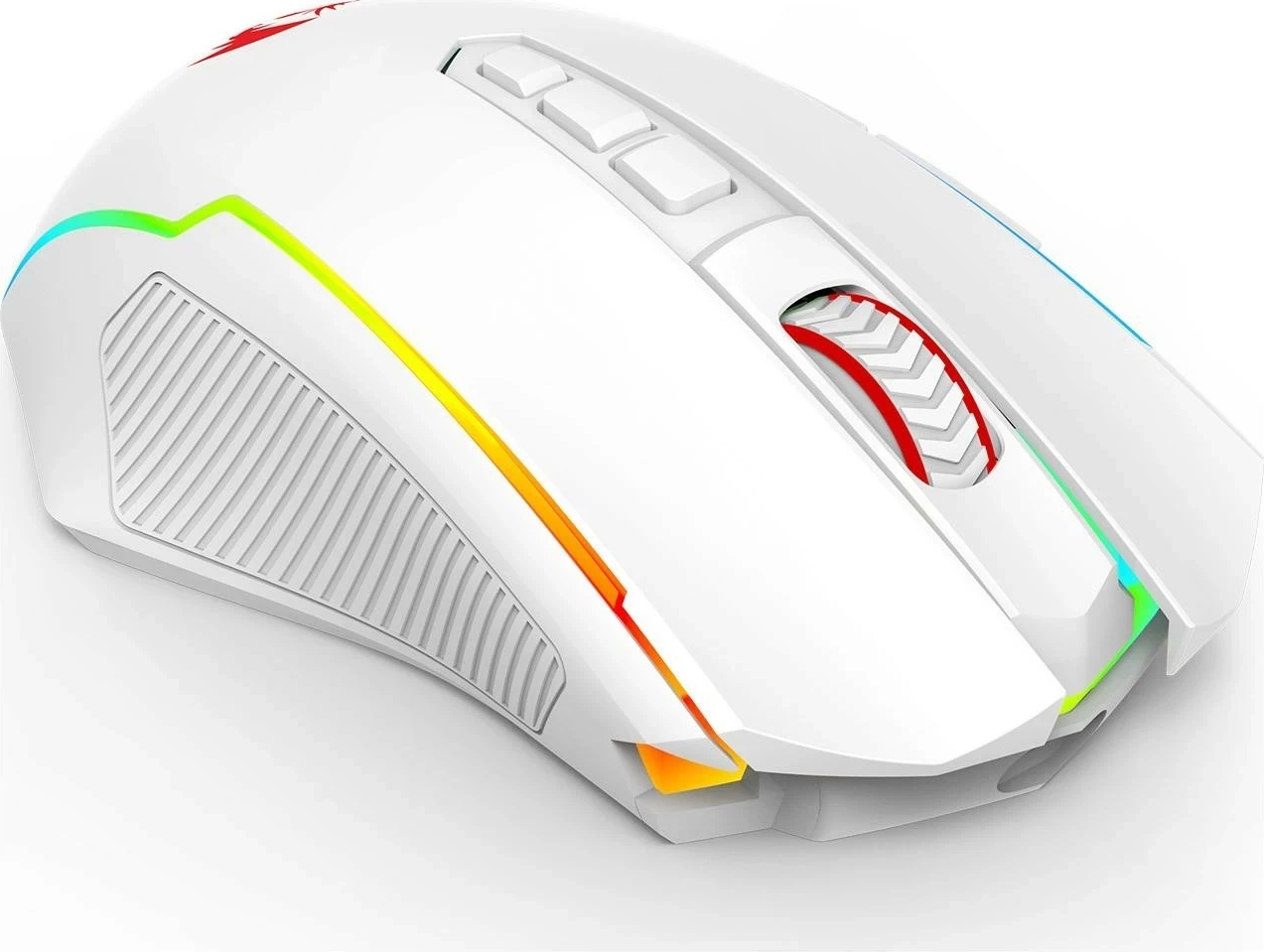 Maus Redragon M914W-RGB NIX, RGB, wireless, 5000 DPI, bardhë