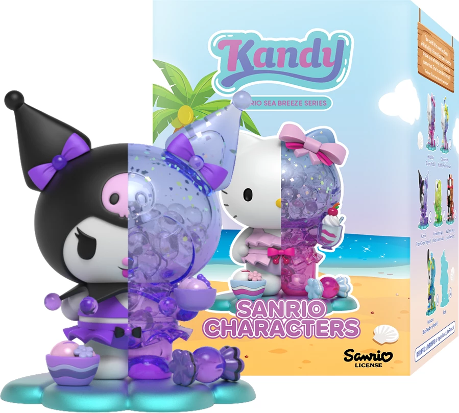Figurinë koleksionuese Mighty Jaxx Kandy x Sanrio Sea Breeze Series, blind box (1 copë, figurë e rastësishme)