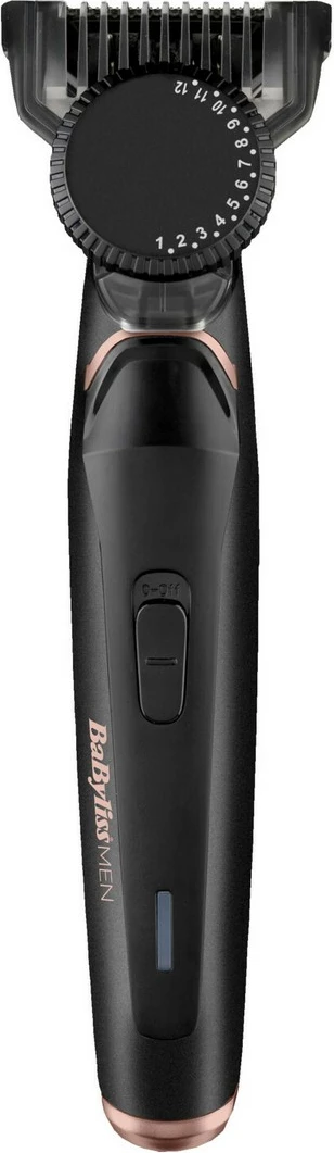 Trimer mjekre, BaByliss T885E, 24 nivele 0.5–12 mm, pa tel dhe me kabllo, autonomi 60 min, i zi