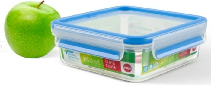 Kuti ushqimi Emsa 508536, plastike, kapak blu