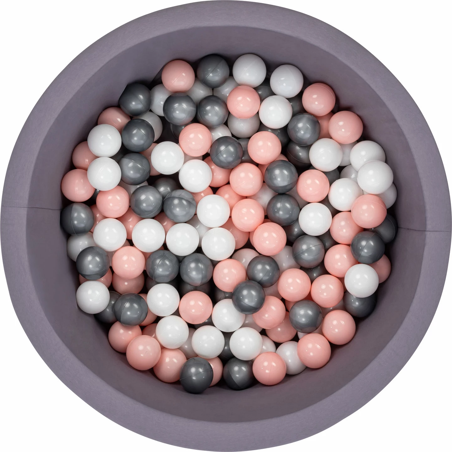 Pishinë me topa për fëmijë, Bubble Pops v12, ngjyrë gri