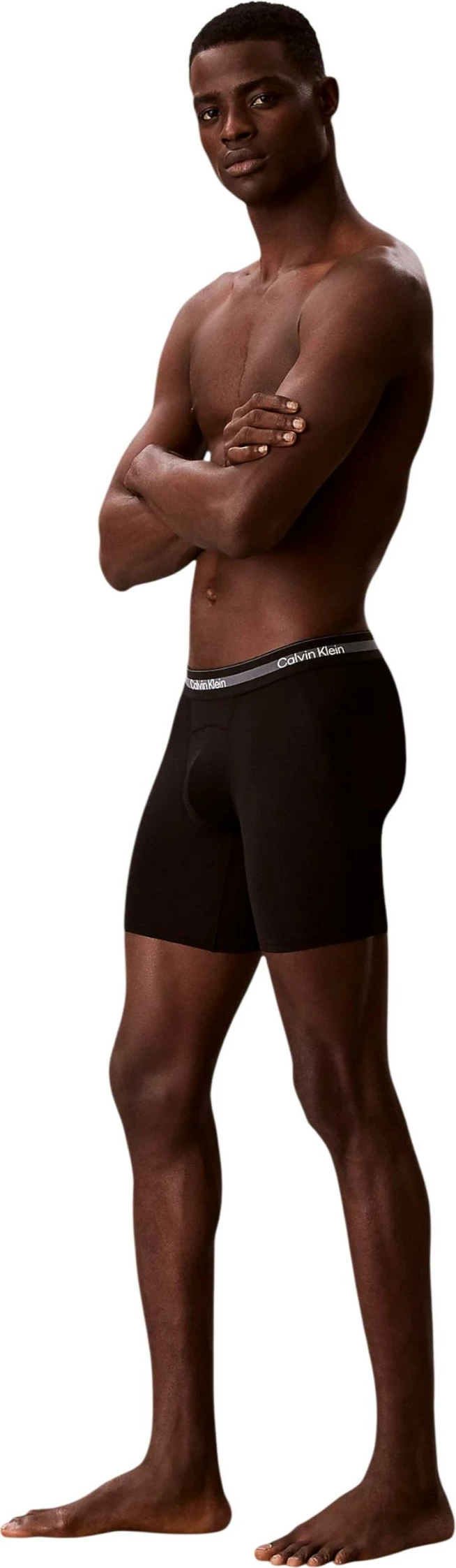 Të brendshme për meshkuj Calvin Klein Underwear Boxer Brief Long 3PK LV00NB4538, të zeza [Madhësia: M]