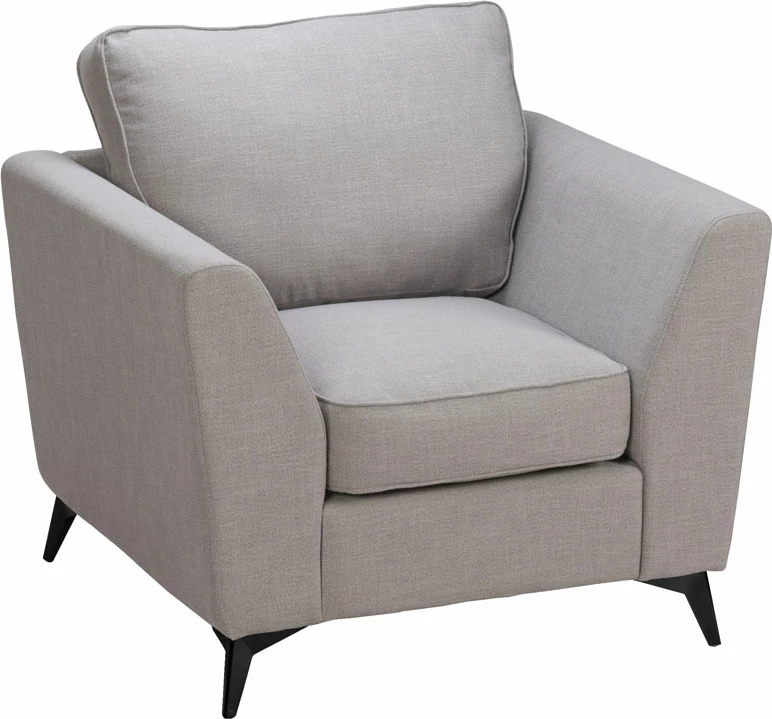 Fotelje BOEL, ngjyrë gri Bergamo 92, 96x86x92