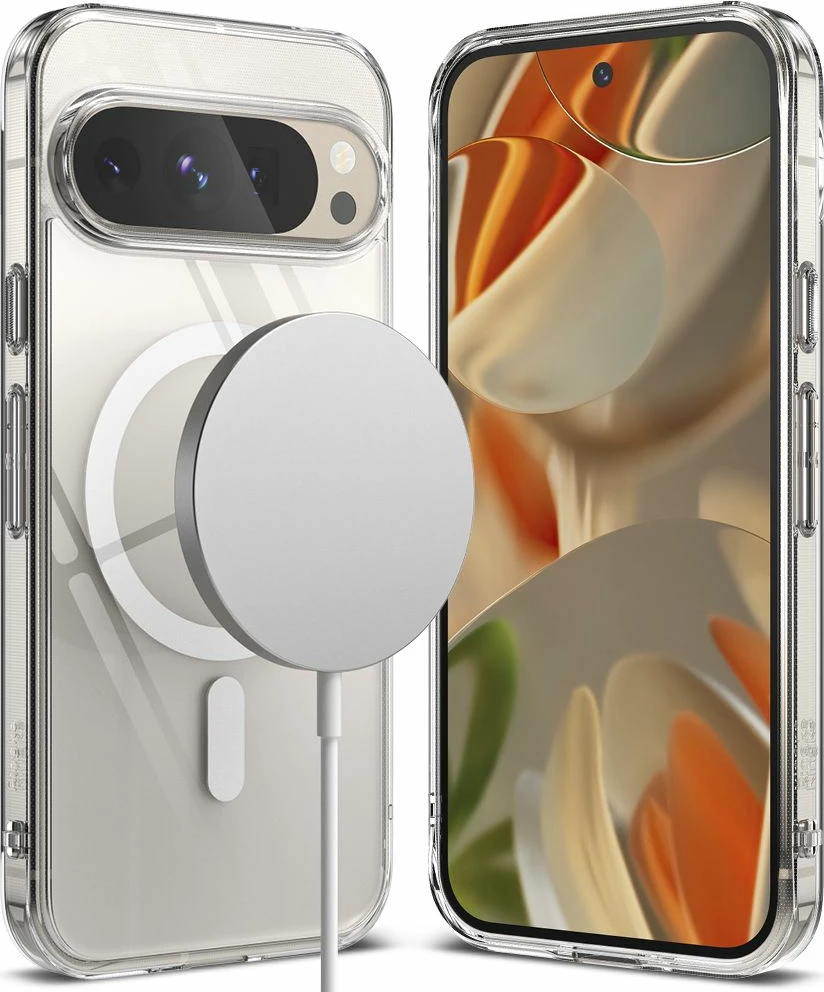 Mbështjellës Ringke Fusion MagSafe për Google Pixel 9 / 9 Pro, Transparent