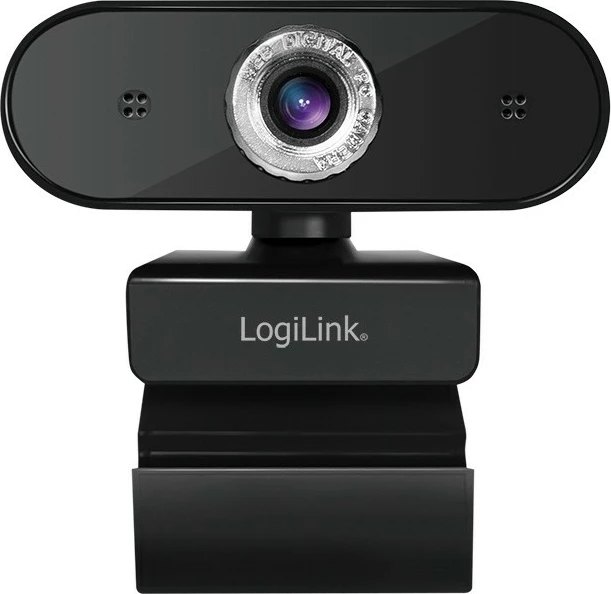 Webcam LogiLink UA0371 Full HD 1080p me mikrofon, e zezë