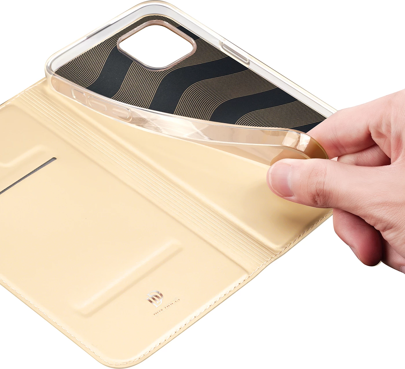Mbështjellës Dux Ducis Skin Pro për iPhone 14 Plus, gold